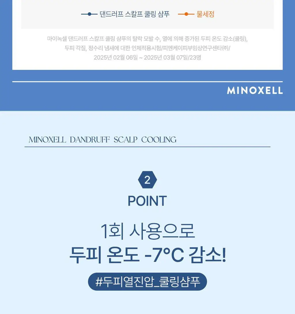 [New/현대약품특허]마이녹셀 댄드러프 스칼프 쿨링 샴푸 480ml 상세페이지 14